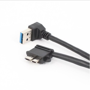 Usb3.0 Elbow Data <b>Cable</b> Right Angle Micro Usb <b>For</b> <b>Computer</b> Pure Copper Shielded Pvc Jacket - Product Image 1