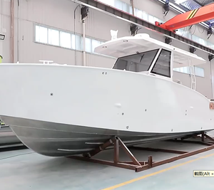 11m * 3.3 plaque eau salée aluminium vitesse <span class=keywords><strong>plaisir</strong></span> <span class=keywords><strong>centre</strong></span> console bateau de pêche bateaux en aluminium soudé pour la pêche avec moteur - Product Image 1