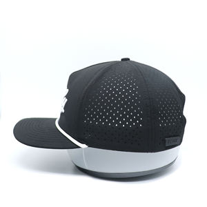 Premium Custom 3D Embroidery Golf Baseball Cap with Laser Cut Perforation & Water Resistance for Outdoor Sports - Product Image 3