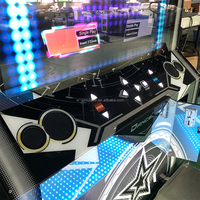 Machine de danse d'arcade commerciale Play Station 2 avec jeux vidéo musicaux pour centre commercial