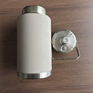 Bouteille d'eau isotherme en acier inoxydable de 5,3 L pour chantier agricole et de construction, grande capacité, longue durée de conservation, eau chaude et froide - Product Image 5