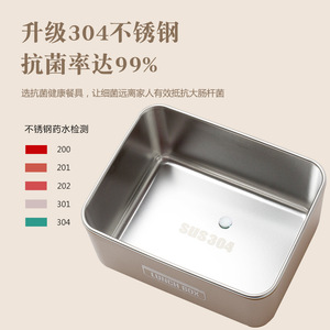 Lunch <b>Box</b> Bag Insulated Rectangle 0.5L For Office Students Microwave Heating - Product Image 4