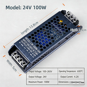Nouvelle alimentation à découpage ultra-mince 12V 100W, transformateur LED 220V AC vers 12V DC pour bandes lumineuses longues - Product Image 5