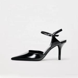 Sandales à talons fins pour femmes, à bout pointu, avec bride de cheville, couleur brillante, sexy, pour l'été, personnalisables, pour le bureau, escarpins pour femmes - Product Image 5
