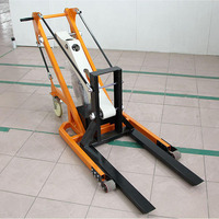 Mini Montacargas Hidráulico Semieléctrico Portátil Plegable con Brazo Articulado para Carga de Almacén, Capacidad de 500 kg, al Mejor Precio