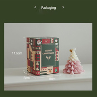 Ornement de Bougie Parfumé en Forme de Sapin de Noël en Gros, Coffret Cadeau Créatif, Cadeau de Noël, Cadeau d'Anniversaire, Décoration