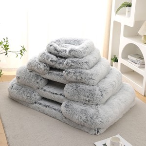 Letti per Cani di Lusso in Finta Pelliccia Soffice del Guangdong, Ecologici e alla Moda per l'Inverno, Motivo Uniforme, Materiale in Spugna, Rimovibili e Lavabili - Product Image 5