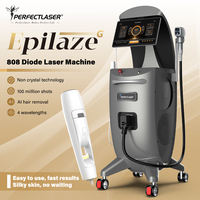 Machine professionnelle d'épilation au laser à diode 808 nm, système d'épilation au laser avancé, système d'épilation permanente clinique