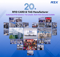 Lector a prueba de agua RZX Lector de tarjetas inteligentes con chip NFC D8 USB ISO14443A/ISO15693 Protocolo 13,56 MHz HF Lector programable RFID de escritorio