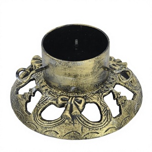 Support d'arbre de Noël de qualité supérieure à prix compétitif Support de base de modèle d'arbre réel de Noël de style vintage en fonte de qualité supérieure - Product Image 1