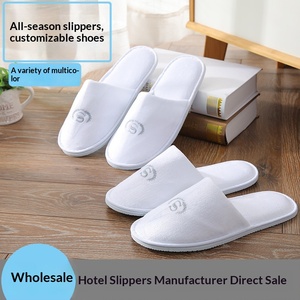 Pantuflas Desechables Antideslizantes Personalizables para Hoteles, Salones de Belleza, Casas de Huéspedes y Alojamientos Turísticos, Pantuflas de Coral para el Hogar en Stock - Product Image 5