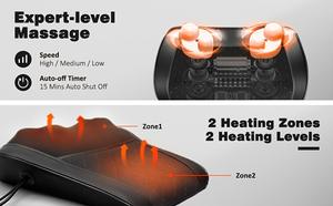 Coussin de massage chauffant vibrant et pétrissant pour le cou et le <span class=keywords><strong>dos</strong></span> - Contrôle manuel filaire, soulagement complet des douleurs corporelles Boriwat - Product Image 2