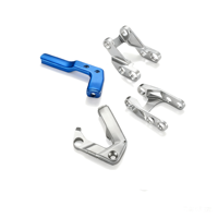 Support d'adaptation d'étrier de frein de moto en aluminium usiné CNC Ebriway pour kit de conversion de frein à disque de VTT
