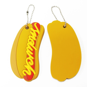 Chất lượng cao mềm <span class=keywords><strong>PVC</strong></span> tag biểu tượng Tùy chỉnh cao su TAG Silicone may hangtag với kim loại bóng chuỗi Silicone tag - Product Image 2