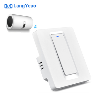 Langyeao 20A/40A thông minh Wifi Máy nước nóng không dây điều khiển từ xa nồi hơi đẩy nút chuyển đổi tương thích Alexa/Google nhà EU/UK - Product Image 1