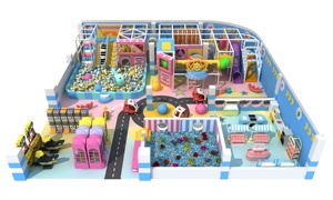 Équipements de terrain de jeux intérieurs commerciaux Leber, ensembles de jeux doux pour les enfants de 3 <span class=keywords><strong>à</strong></span> 12 ans, <span class=keywords><strong>piscine</strong></span> <span class=keywords><strong>à</strong></span> <span class=keywords><strong>balles</strong></span> <span class=keywords><strong>interactive</strong></span>, trampolines, garantie d'un an - Product Image 6