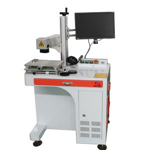 ร้อนขายแบบพกพาประเภทไฟเบอร์เลเซอร์เครื่องทำเครื่องหมาย300*300มิลลิเมตรพื้นที่ทำงาน - Product Image 2