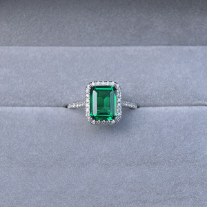 Bague pour femme SPJ Luxury Designer Fine Jewelry S925 en argent sterling micro-pavé entièrement sertie de diamants, saphir bleu royal et zirconias. - Product Image 6