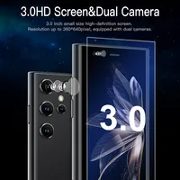 Teléfono Inteligente S23 Pro Mini, Teléfono Móvil Android de 3.0 Pulgadas, 2 GB de RAM, 16 GB de ROM, Doble SIM, 3G Desbloqueado, Teléfono Compacto para Uso Diario