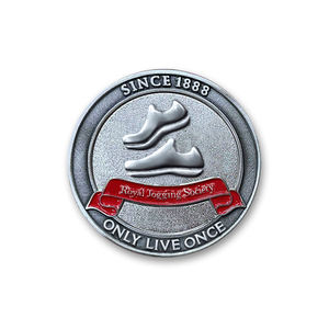 Médaille en métal doré de haute qualité Médaille en émail Insigne époxy Pièce commémorative - Product Image 1