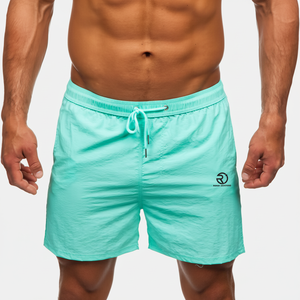 2025 printemps hommes décontracté multicolore Nylon maillot de bain séchage rapide à motifs avec poche taille moyenne - Product Image 1