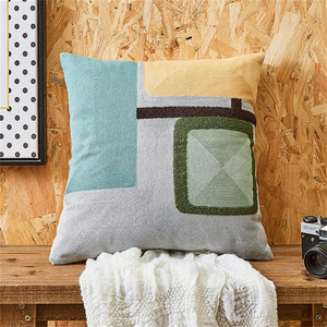 モダンなミニマリストビンテージスクエアクッション枕リビングルーム快適な幾何学的な枕ホテル用 - Product Image 4