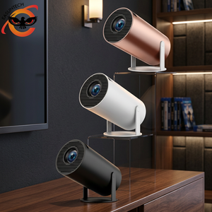Smart Video <b>Projector</b> 180 Degree Rotating Stand Small Room Solution with Short Throw Ratio 1:0.9 Android Beamer 34 - Product Image 2