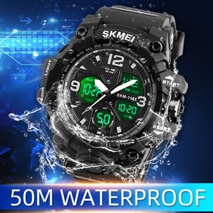 <span class=keywords><strong>Skmei</strong></span> 1155B 아날로그 디지털 시계 운동 시계 핫 잼 탕간 위장 그린 스포츠 남자 손목 시계 relogio relojes de hombre - Product Image 1