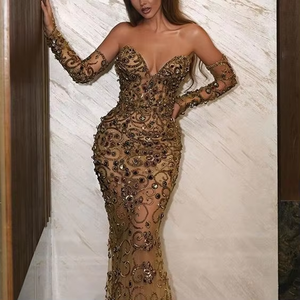 Atiya libas lehenga choli อะซิเตทของผู้หญิงอินเดียกับลูกปัดแก้วและลำดับหินสำหรับสวมใส่ในงานปาร์ตี้ - Product Image 3