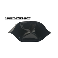 Sachet Doypack personnalisé noir refermable avec bec verseur, en PET/PE de qualité alimentaire, 500 ml 1000 ml, pour liquides (vodka et boissons)