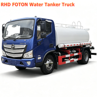 Petit camion-citerne FOTON RHD / Citerne à eau FOTON à vendre