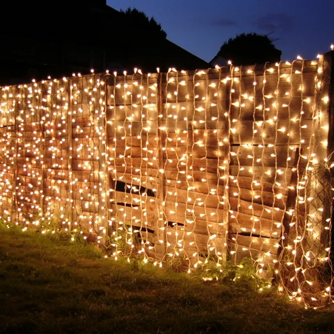 Lumière de fenêtre de noël, décoration de sécurité féerique, couleur changeante, fonction de mémoire, batterie, rideau lumineux