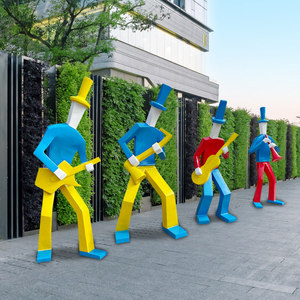 Sculpture de celliste entièrement artisanale pour l'extérieur, statue de musicien pour l'<span class=keywords><strong>immobilier</strong></span>, les rues commerciales, les parcs paysagers, les décorations de mariage - Product Image 3