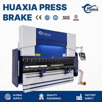 Prensa Plegadora Hidráulica Huaxia en Venta, Máquina de Plegado de Placas CNC de 100 Toneladas