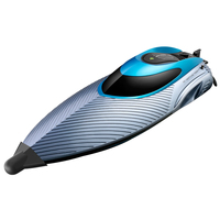 Barco RC de Alta Velocidad 1:16 con Cámara 1080P, Modelo de Barco a Control Remoto de 9 Canales, Juguete para Niños, Juego Acuático al Aire Libre