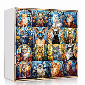 Puzzle en verre coloré pour adultes, 1000 pièces, jeu éducatif stimulant, coffret cadeau familial, Rompecabezas de haute qualité - Product Image 1