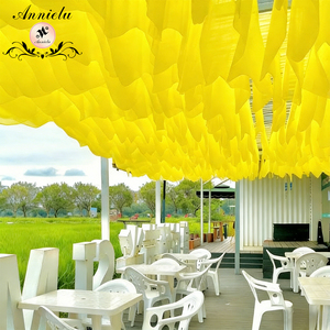 ANNIELU <span class=keywords><strong>Voilage</strong></span> de plafond en maille souple jaune, léger et transparent, crée une ambiance romantique et luxueuse pour les mariages et les banquets - Product Image 3