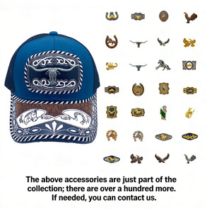<span class=keywords><strong>Gorra</strong></span> <span class=keywords><strong>de</strong></span> malla unisex <span class=keywords><strong>de</strong></span> moda con hebilla metálica étnica única <span class=keywords><strong>de</strong></span> caballo, logotipo personalizado, snapback, para béisbol, actividades al aire libre, casual, camionero, pesca, playa - Product Image 2