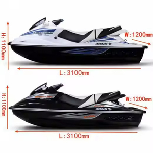 Offre Spéciale – <span class=keywords><strong>Bateau</strong></span> à moteur 1300CC pour trois personnes, type Wave Boat/Jet Ski, 4 temps, <span class=keywords><strong>en</strong></span> aluminium, avec transmission automatique - Product Image 2