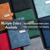 Cuaderno Personalizado A5 con Logotipo de Empresa, Impresión para Oficina, Cuero PU Tipo Piel de Oveja para Empresas, Cuaderno para Empleados, Diseño Personalizable