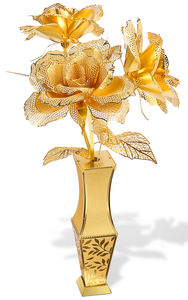 <span class=keywords><strong>Piececool</strong></span> Golden Rose Puzzle <span class=keywords><strong>3D</strong></span> en métal, modèle éducatif à construire soi-même, collectionnable, décoratif, avec fonctions lumineuses et mobiles, pour les 14 ans et plus - Product Image 6