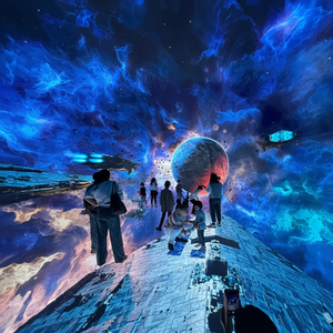 Pantalla de película inmersiva de vidrio para ventana Pantalla LED transparente de video a todo color 3D Pared LED interior para Centro Comercial Tienda minorista - Product Image 1