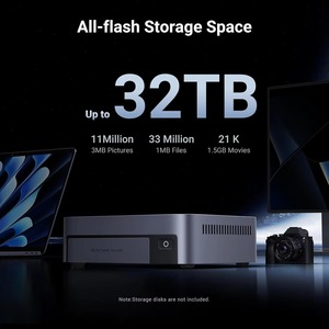 NASync DXP480T Plus 4 All Flash SSD NAS I5 1235u ซีพียู 10 คอร์ แรม 8GB DDR5 ความจุ 128GB เครื่องจัดเก็บข้อมูลแบบเชื่อมต่อเครือข่าย DXP480T Plus - Product Image 3