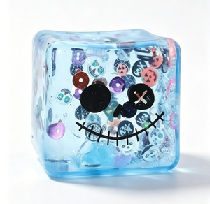 Juguete Antiestrés Squishy de Halloween al por Mayor - Cubo de Cara Fea de 5cm para Bromas y Alivio del Estrés para Niños y Adultos - Product Image 3