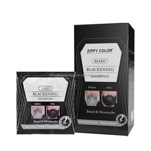 <span class=keywords><strong>Tinte</strong></span> Permanente para Barba Zippy Color 100% Orgánico y Personalizable para <span class=keywords><strong>Hombre</strong></span>, Extractos de Plantas, Sin Efectos Secundarios, Negro/Color Personalizado, Champú - Product Image 3