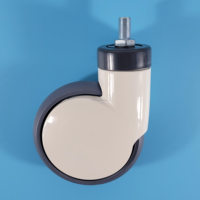 Roulettes de lit médical pivotant en Aluminium, 4 pièces, 6 pouces, meubles d'hôpital