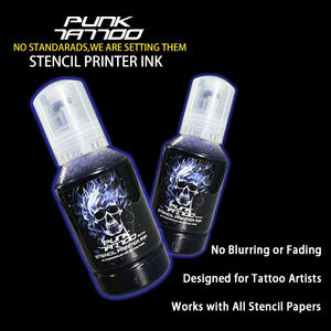 Tinta para <span class=keywords><strong>Impresora</strong></span> de Plantillas de <span class=keywords><strong>Tatuajes</strong></span> Punk para Suministros de Arte Corporal, Tinta Original para <span class=keywords><strong>Impresora</strong></span> al por Mayor - Product Image 2