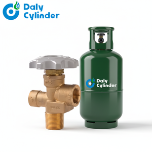 Vanne de bouteille de GPL - Vanne de sécurité en laiton de haute qualité Marque DALY Taille de port 1/2'' Hydraulique Température normale Général - Product Image 2