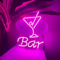 Bar Led Picture Sign Buy Online Business Man Cave Neon Light Signs