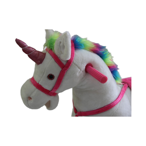2026 nouveau ZT cheval à bascule licorne jouet en peluche Ride-On Animal jouet - Product Image 3